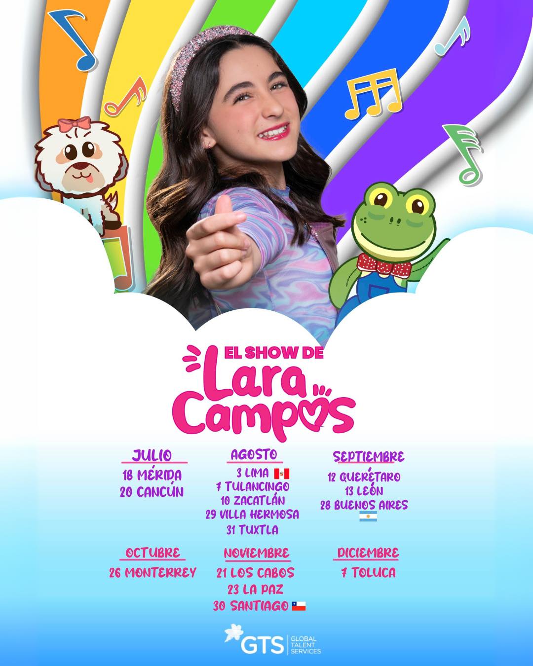 Lara Campos El Show de Lara Campos Tour Poster 2025